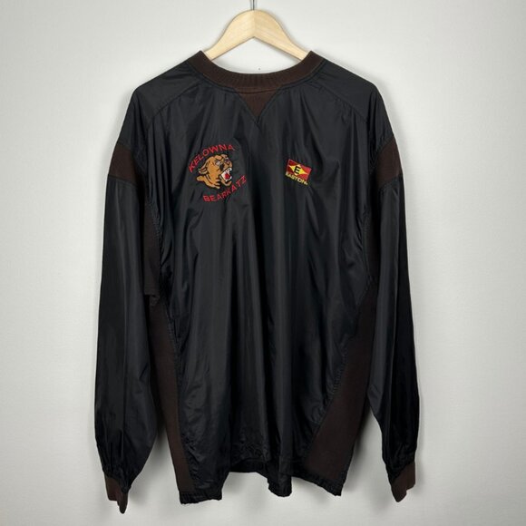 Vintage Easton Baseball Kelowna Bearkatz Men's Pullover Windbreaker Jacket - XL - Picture 3 of 7